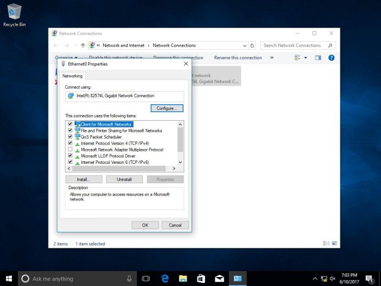 Windows 10 Domain Join