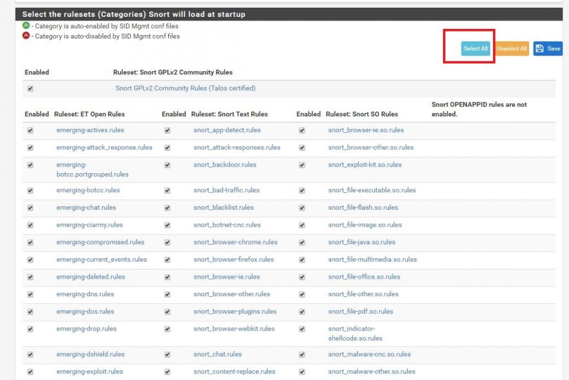 pfsense snort pfsense snort